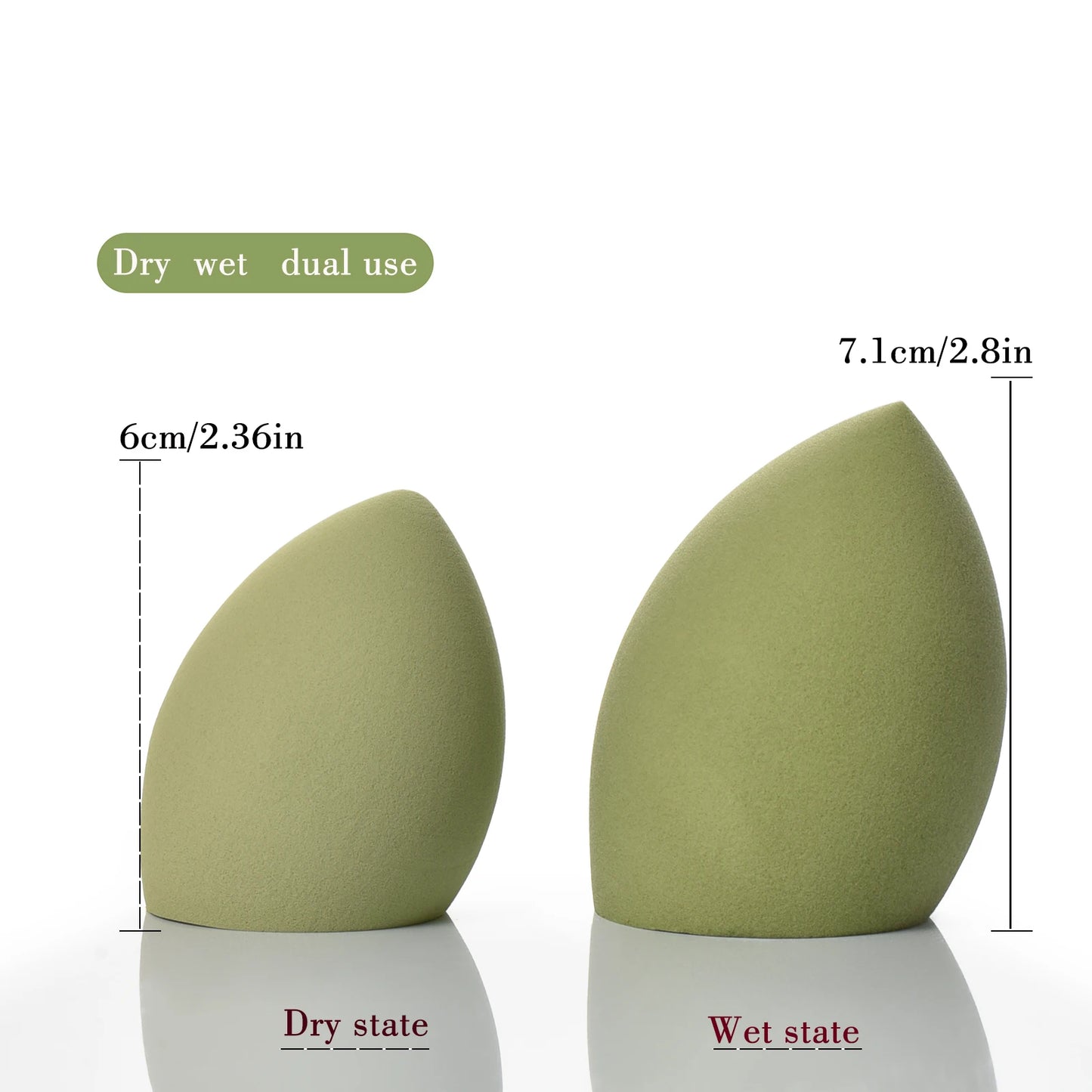 Makeup Sponge Powder Puff for Foundation Liquid Concealer BB Cream Auxiliary Tools for Perfect Application