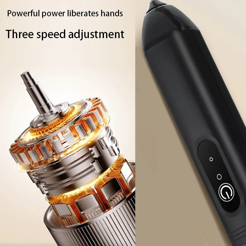 Xiaomi Cordless Electric Milk Frother Hand Mixer Whisk, USB 3 Speeds Handheld Milk Foamer for Coffee Cappuccino Mini Blender