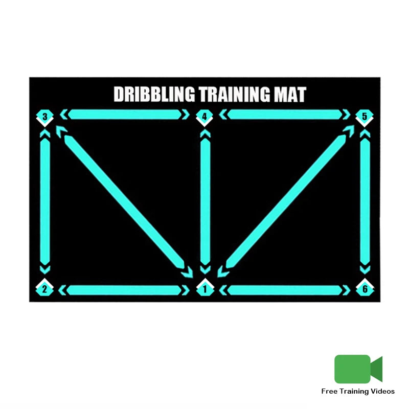 Football Training Mat Foldable Rug Dribbling Futbol Voetbal Training Mats Carpet Kids Soccer Indoor Equipment Durable Non Slip