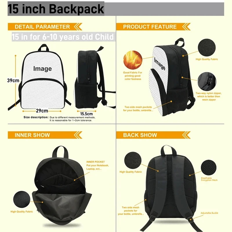 Kids' Cartoon Schoolbags FFlash man Printed Child Backpack,Large Capacity Bookbags for Kindergarten Students,Bags for Boys Girls