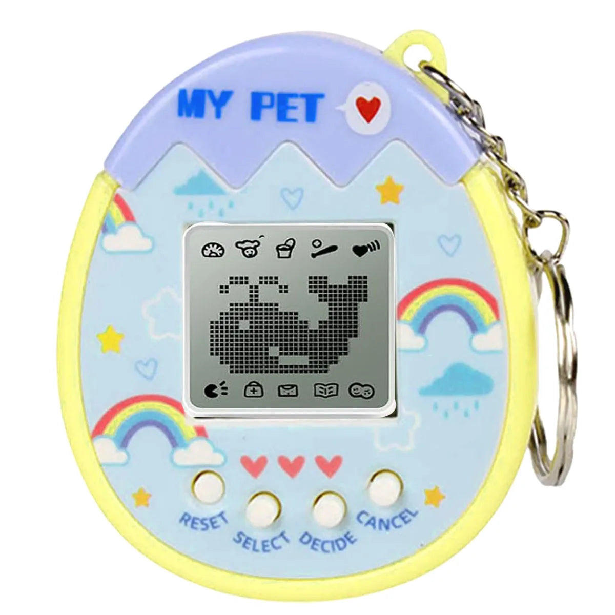 Virtual Pets Keychain for Boys Girls 168 Pets Retro Handheld Game Filled Easter Eggs  Easter Gift