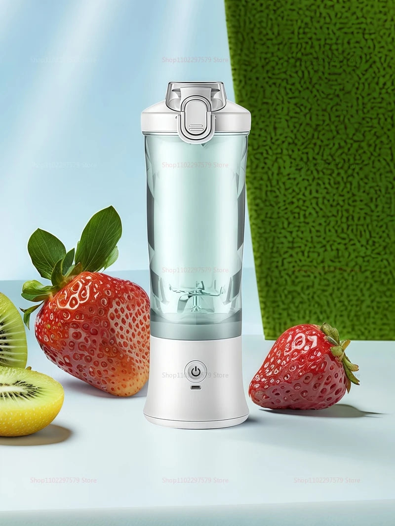 Electric Portable Blender 600ML Juicer Fruit Mixers USB Rechargeable Smoothie Juicer Cup for Shakes and Smoothies Mixer Machine