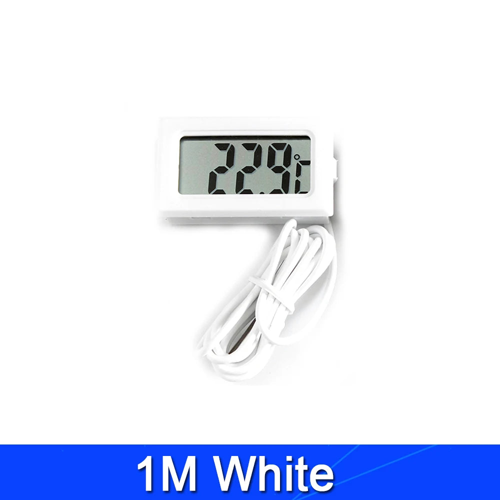 LCD Digital Thermometer For Freezer Temperature -50~110 Degree Refrigerator Fridge Thermometernd Outdoor Waterproof Probe