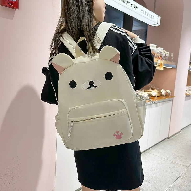Students Schoolbag Tutoring Bag Large Capacity Knapsack Waterproof Outdoor Travel Backpack Tote Gift