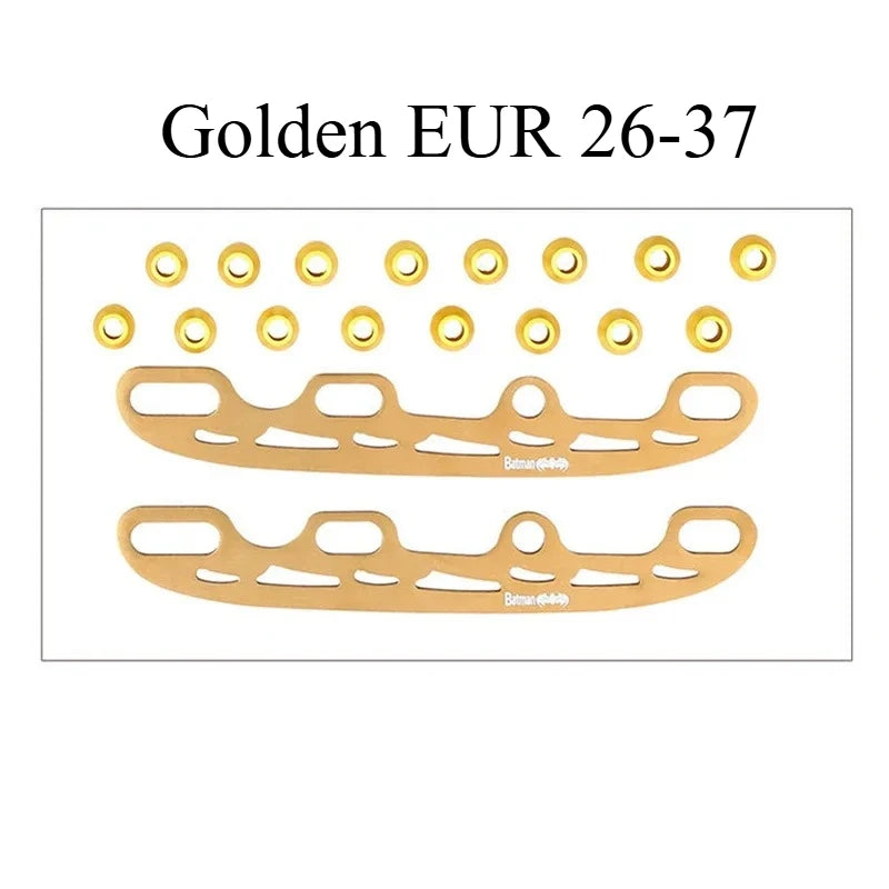 Ice Skates Blade Ice Hockey Blades Stainless Steel Interchangeable for Adult Kid Roller Skates Colorful Ice-Skating Accessories