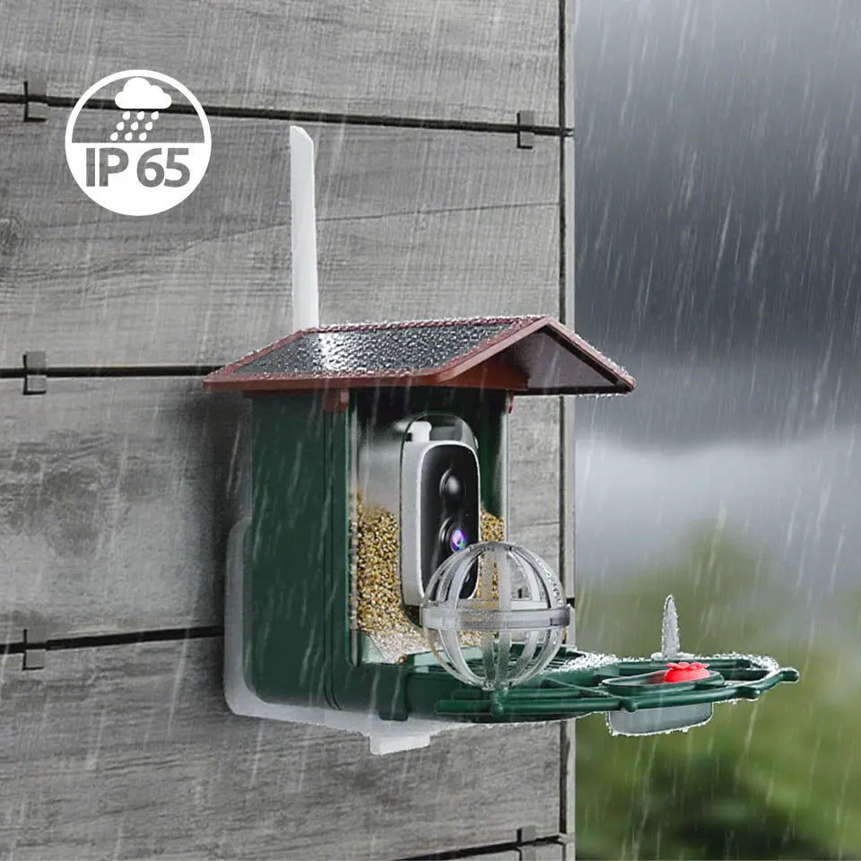 3MP Smart Bird Feeder Camera WiFi Two Way Audio Bird Identification Night Vision PIR Motion Detection For Bird Outdoor Watching