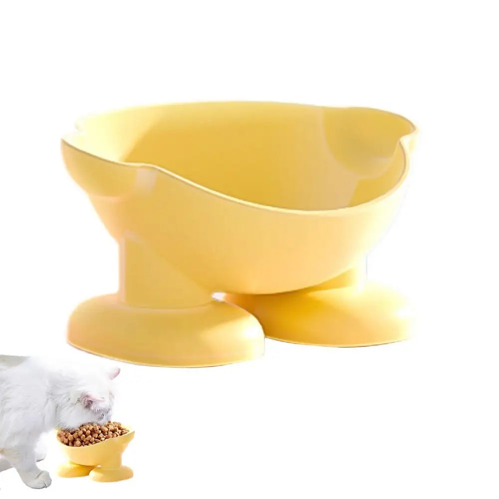 Tilted Elevated Bowl Pet Bowls Safe 15 Slanted Pet Feeder Neck Protection Non-Slip & Non-Spill Basic Dog Bowls For Easy Feeding