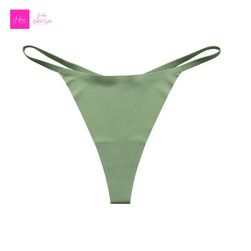 1 Pc Sexy Ladies T-back Underpants Silk Patchwork Stretch Thongs Womens G-string Panties Thong Lingerie Panties Women Thong
