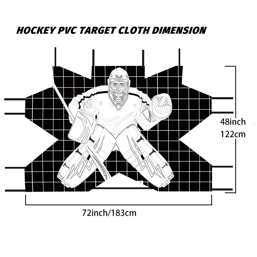 Hockey Goalie Shooting Target Street Hockey Net Goalie Target Hockey Goal Practice Target for Practicing Shooting Accuracy