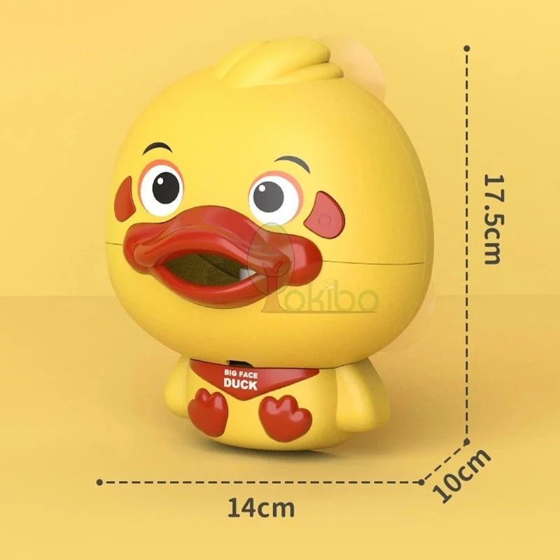 Baby Bath Toys Bubble Machine Duck Music Kids Bath Toy Bathtub Automatic Bubble