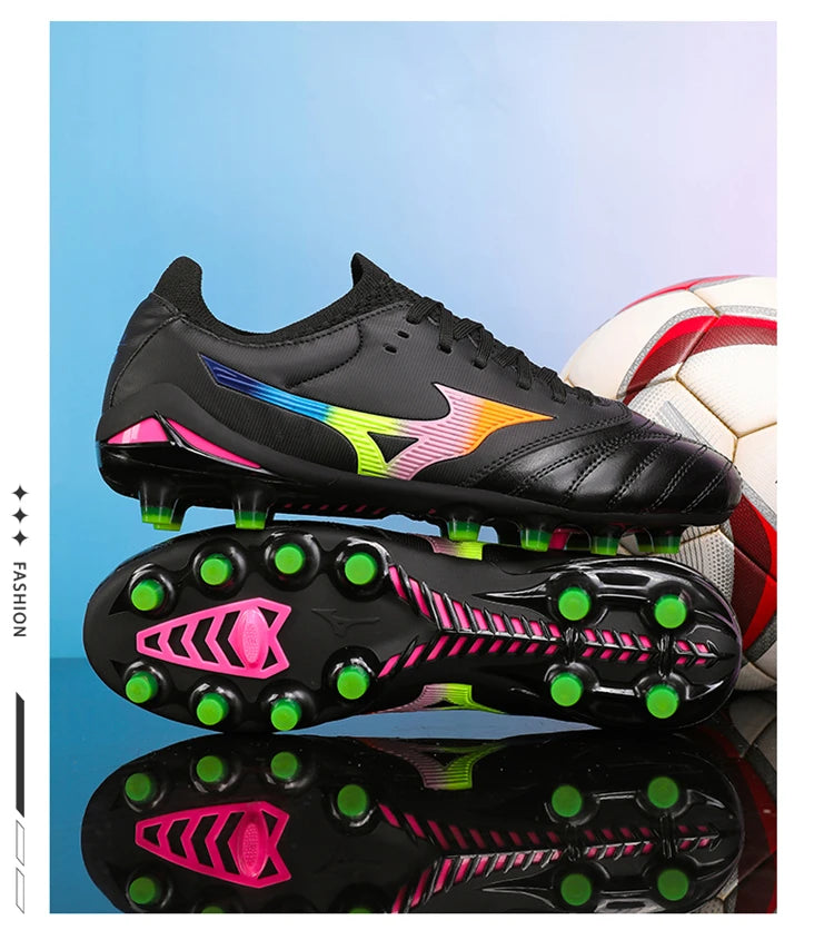 Soccer Shoes Men's Football Boots Grass Training Sports Society Soccer Cleats Non-slip Football Field Boot Crampons De Football