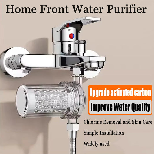 Household Water Purifier Universal Water Filter To Remove Heavy Metals Chlorine Fluoride Filtered Soften Hard Water For Shower
