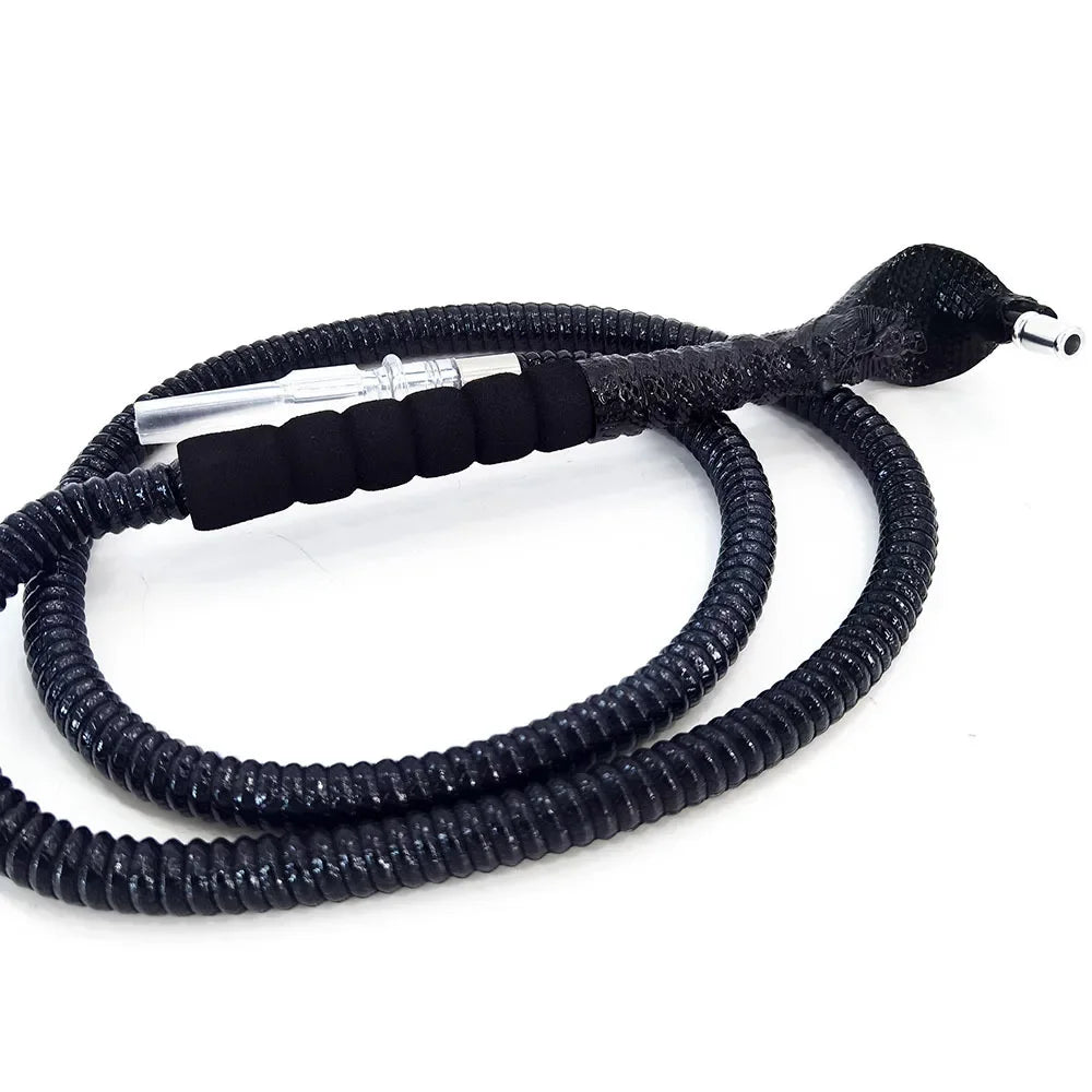 Black Arab Shisha Snake Pipe  Tube Shesha Hookah Smoking Pipe Accessories Shisha Accessories