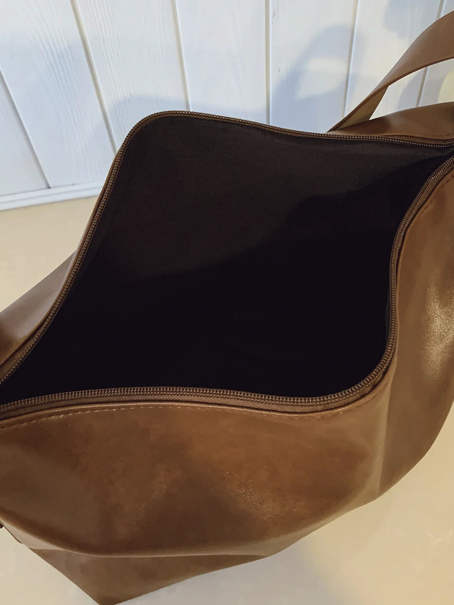 Crossbody Bags for Women Large Capacity Simple Design Handbags Solid Shoulder Bags Female Casual Travel Shopping Commuting Totes