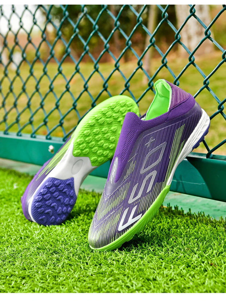 New Men's Football Boots Non Slip Comfortable Soccer Shoes Turf Ultralight Fg Grass Cleats Futsal Sport Indoor Adult Non-Slip