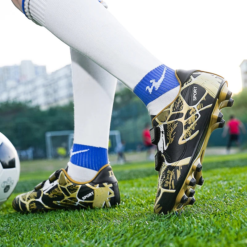 Kids Soccer Shoes FG/TF Football Boots Professional Cleats Grass Training Sport Footwear Boys Outdoor Futsal Soocer Boots 28-38