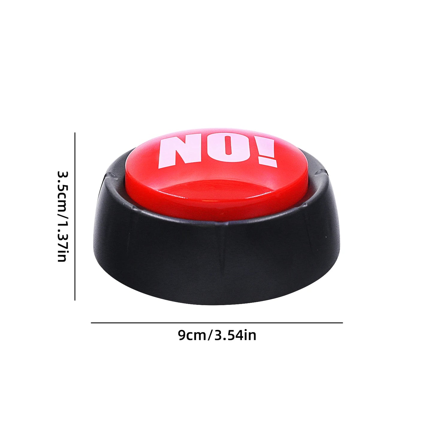 Pet communication YES NO sound button Squeezing prank toy electronic sound button