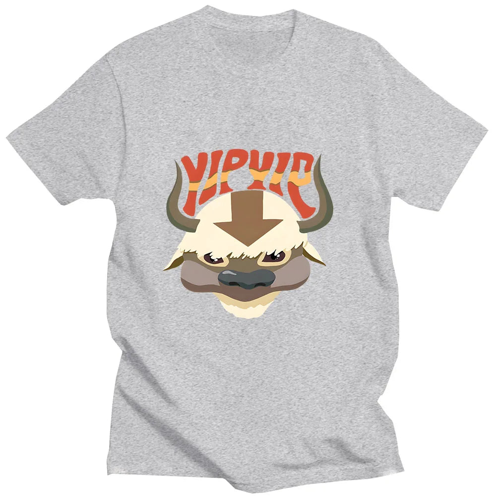 YIP APPA Game T Shirt Anime Print Cartoon O-neck Tee-shirt Short Sleeve Retro Harajuku Tshirt Camiseta Hombre Comic Cute Tops