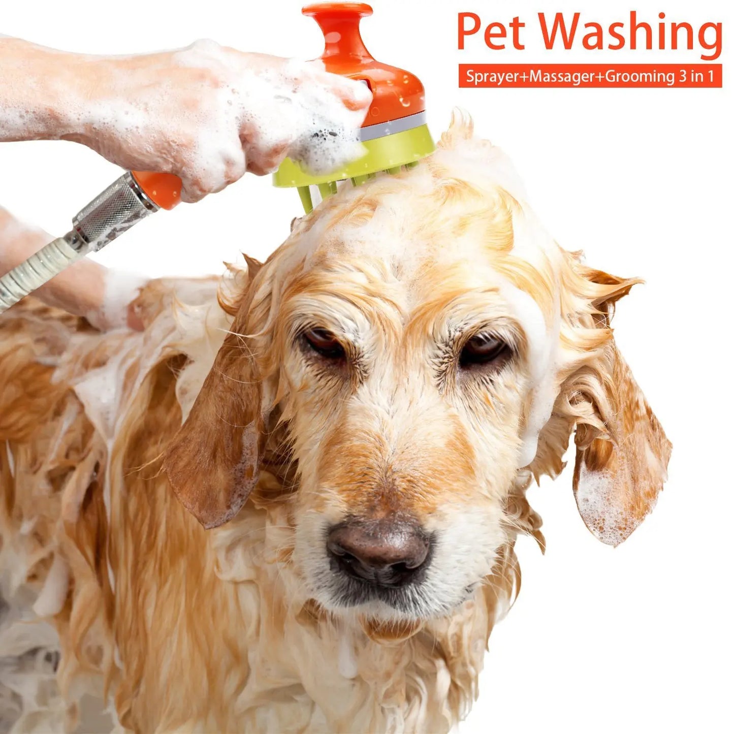 Pet showerhead, dog specific showerhead, showerhead faucet, pressurized showerhead, aerator, thickened