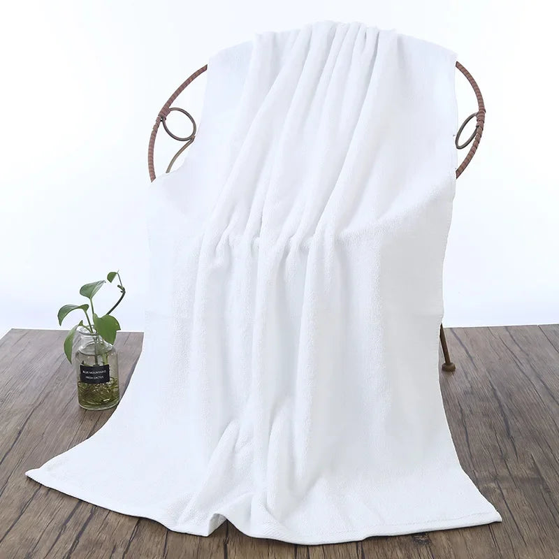 80*180/100*200cm White Large Bath Towel Thick Cotton Shower Towels Home Bathroom Hotel Adults Toalha de banho Serviette de bain