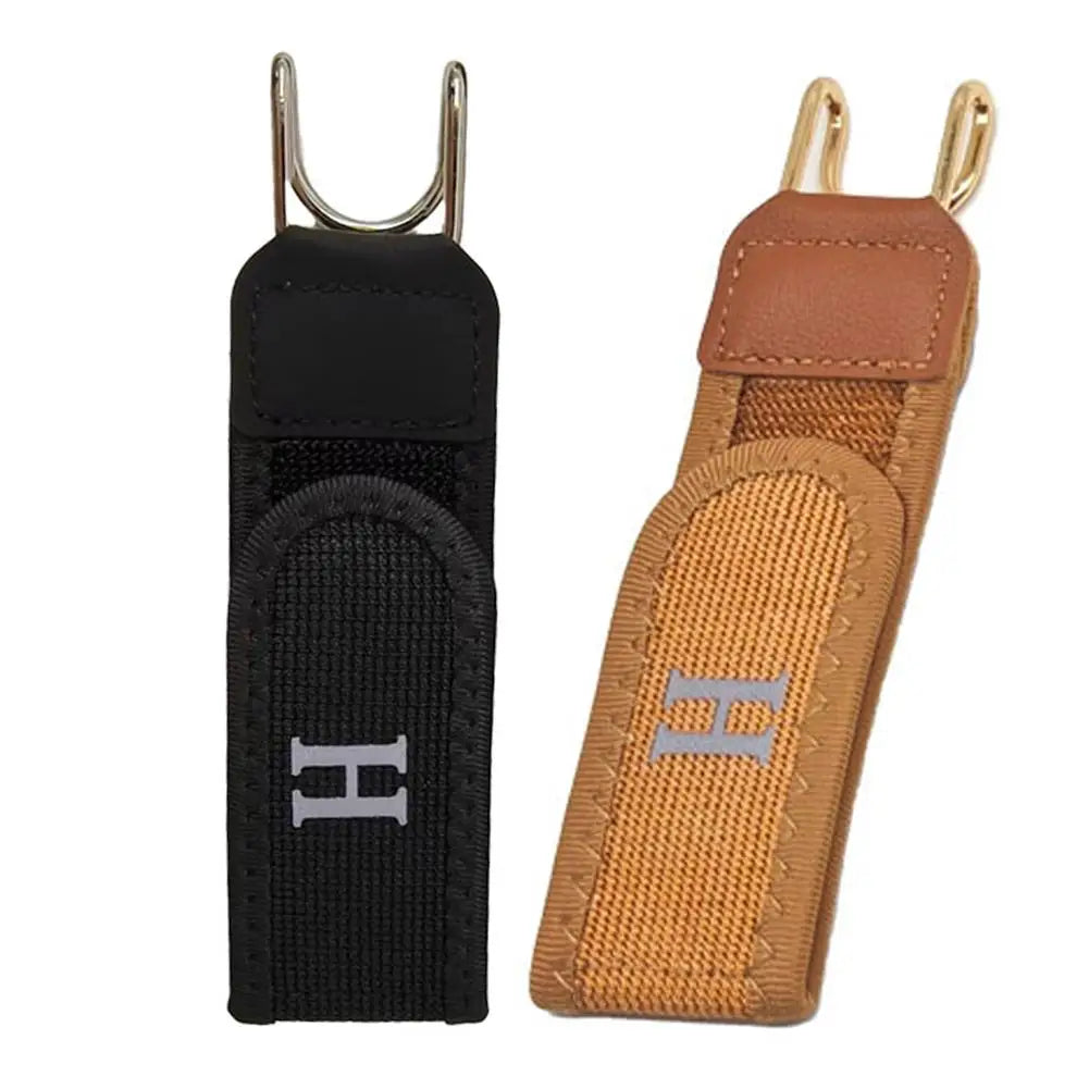 Buckleless Elastic Hook Belt Unisex Adjustable Waistband Functional Metal Hooks for Tools Daily Use, Comfortable Belt for Work