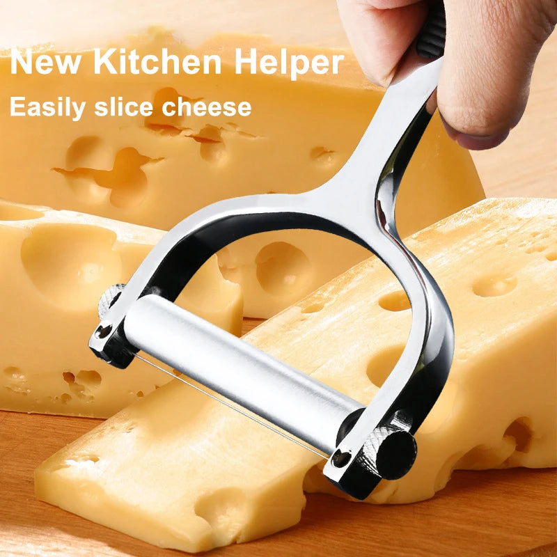 Cheese Shaver for all Cheese Types - Adjustable Steel Wire Mozzarella & Cheddar Cutter