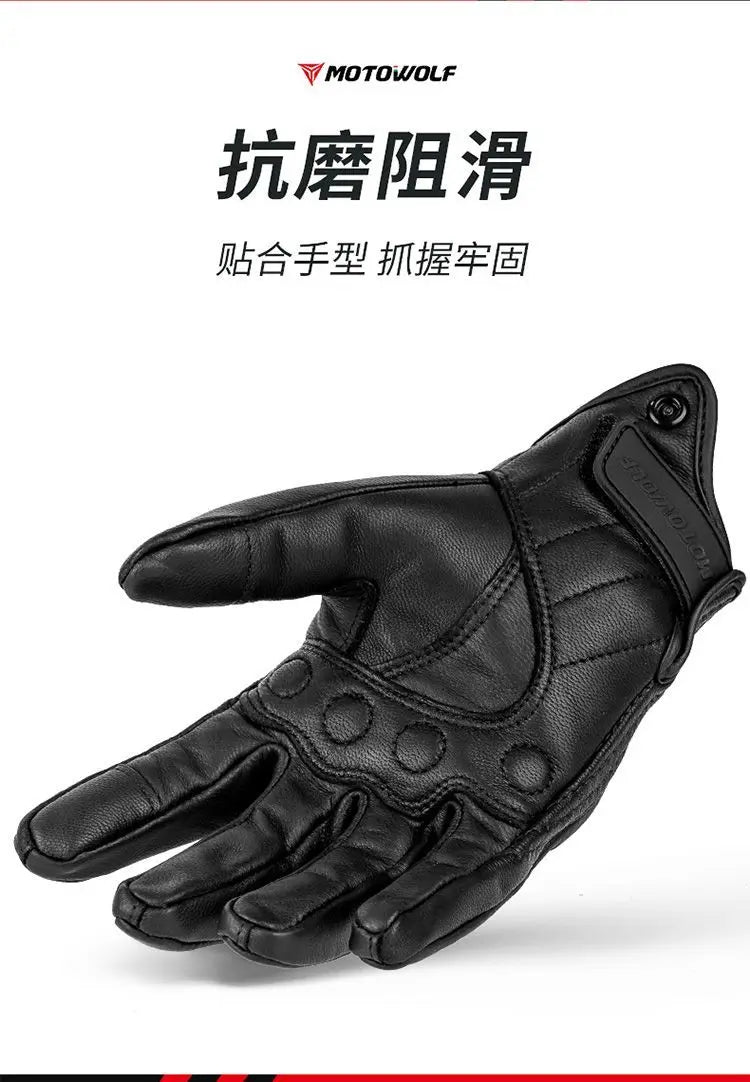 Motorcycle Gloves Waterproof Windproof Winter Warm Summer Breathable Touch Operate Guantes Moto Fist Palm Protect