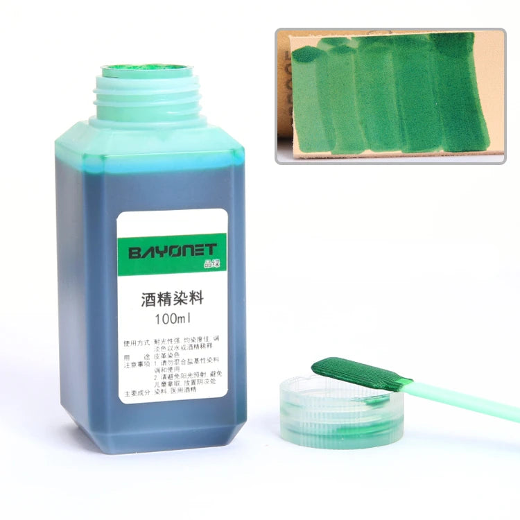 100ml 16 Color Leather Alcohol Dye Can Be Diluted Dyeing Paint DIY Leather Products Vegetable Tanning Repair Refurbished Dyeing