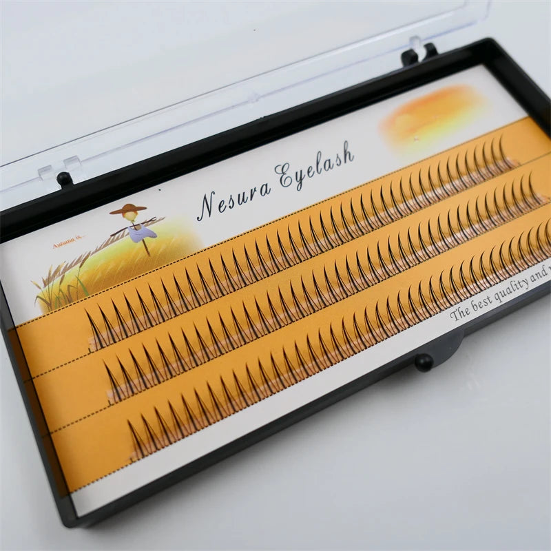 Natural Single Cluster False Eyelash 1 Box 120 Clusters Female Makeup Eyelash Extension False Eyelash Tool
