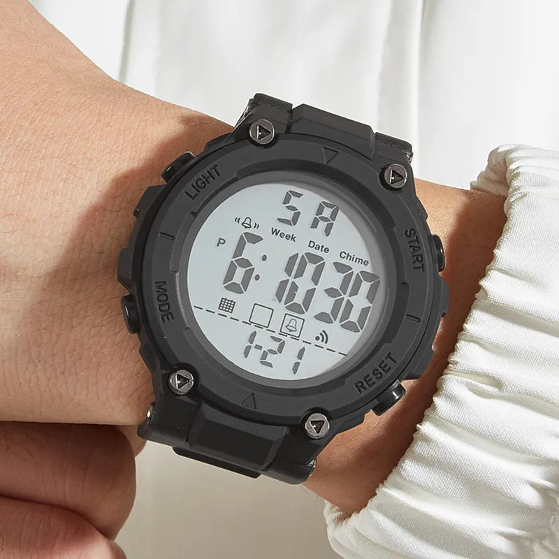Men's Watches |   Led+Timer+Stopwatch+Alarm Clock |   Lightweight and Resistant to Falling |   Men's and Women's Gym Outdoor Universal Fashion Electronic Watch