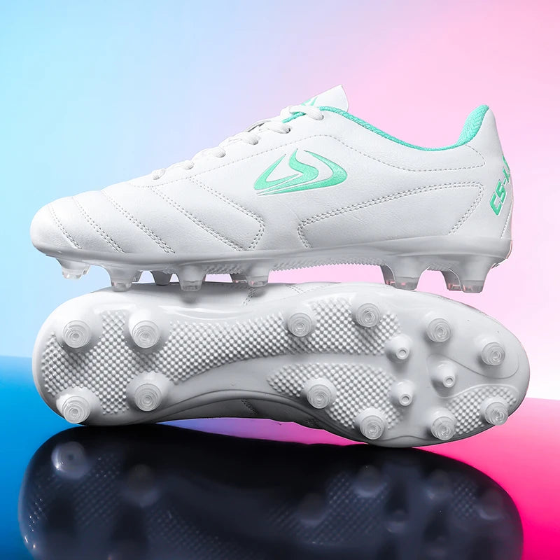 New Men Football Boots Outdoor Soccer Shoes TF FG Grass Cleats Comfortable Training Shoes Match Futsal Breathable Sport Indoor