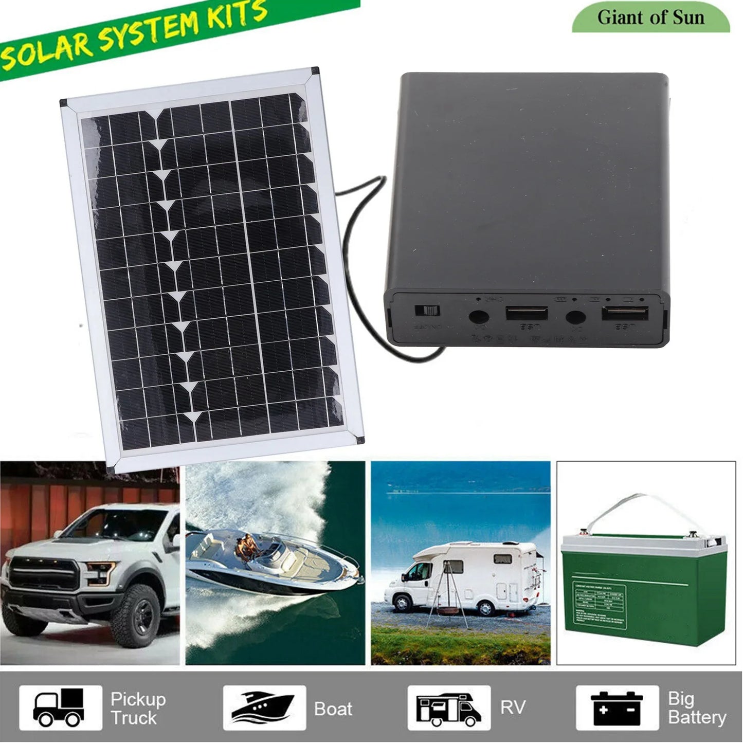 Solar Fountain Pump, Solar Water Pump 20W Solar Panel Fountain Submersible Pump 12V 5m Discharge Lift for Garden
