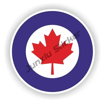 Fashion Canada Decals Canada Round Maple Leaf Decal Canadian Oval Flag Decal Quebec Canada Flag Sticker Premium Quality Stickers