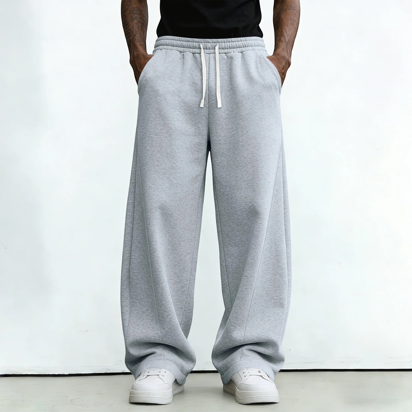 New Korean style Sweatpants Sport Pants Men Running Pants Spring Summer Loose Casual Sweat Pants Straight Jogging Pants Men