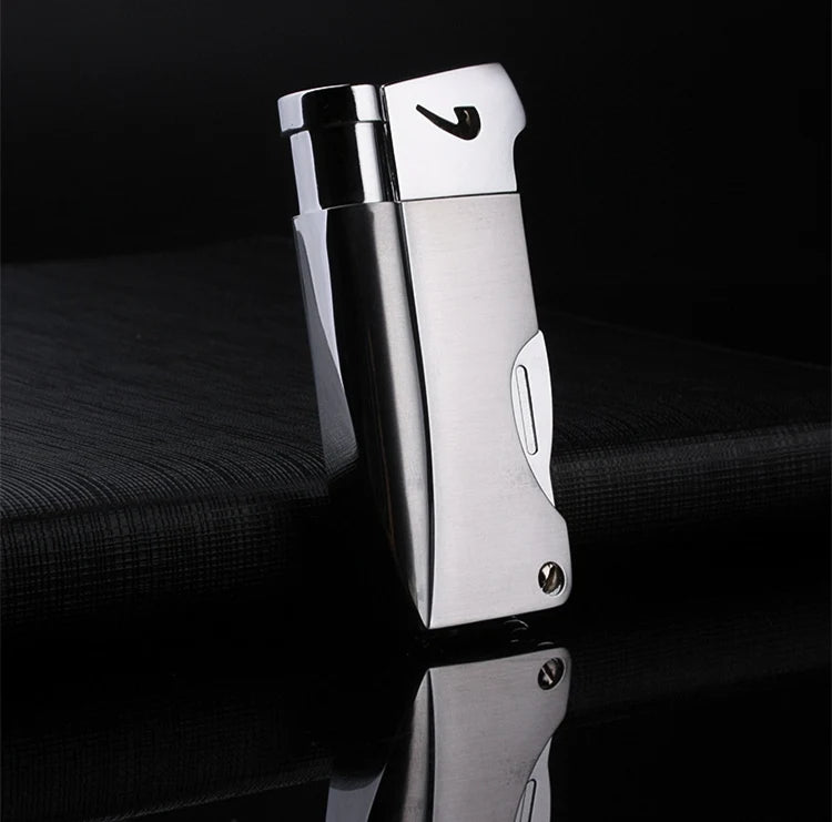 Butane Jet Lighter with Pipe Tool Pipe Rod Lighter Multifunction Gas Lighter Free Fire Compact Cigarette Accessories Cigar Man