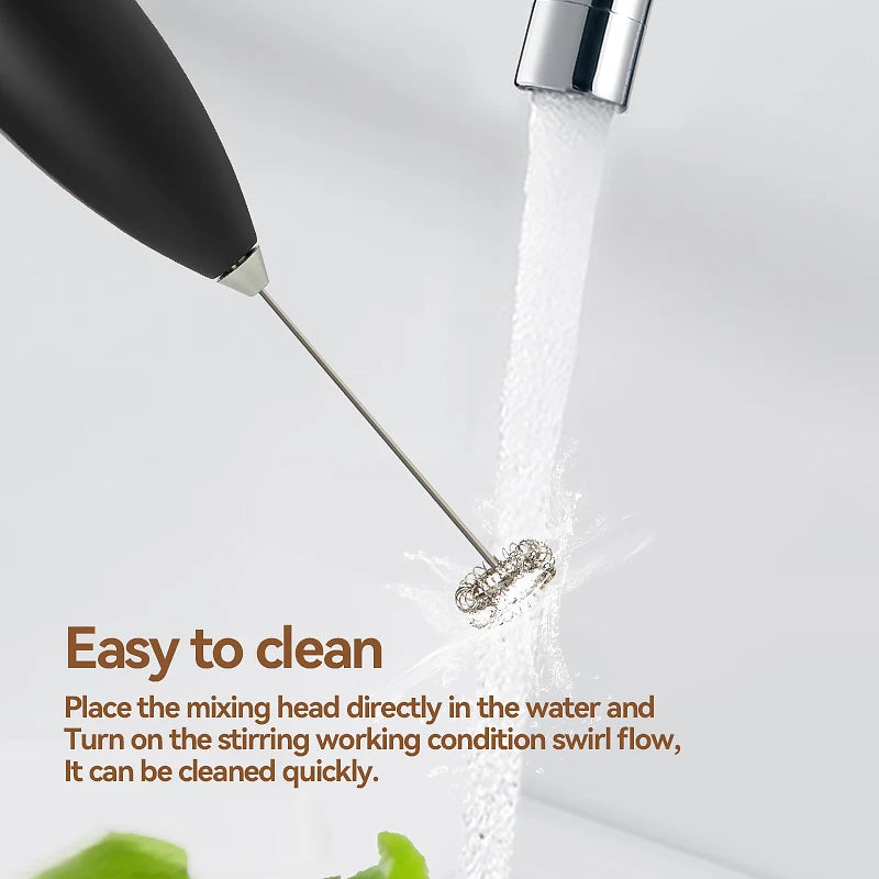 1PC Hand Blender Electric Egg Beater Milk Frother Wireless Mini Drink Mixer Foamer Household Kitchen Stirring Tools