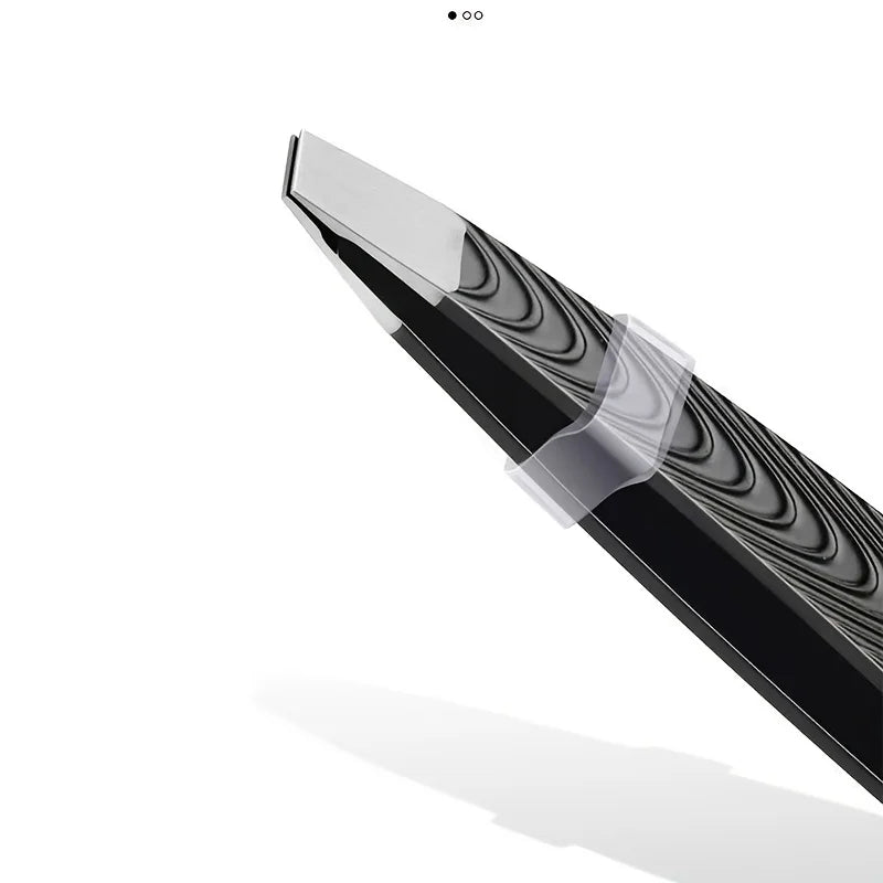 Stainless Steel Beard Tweezers Trimmer Gradient Color Light Beige & Hair Removal Tool for Face Makeup, Eyebrows Eyelashes Clip