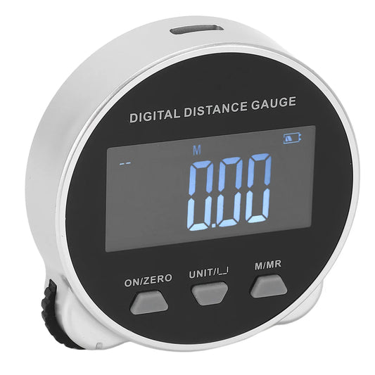 Rechargeable LCD Screen Distance Measuring Meter Electronic Long Distance Rolling Measuring Tool  Digital Distance Gauge