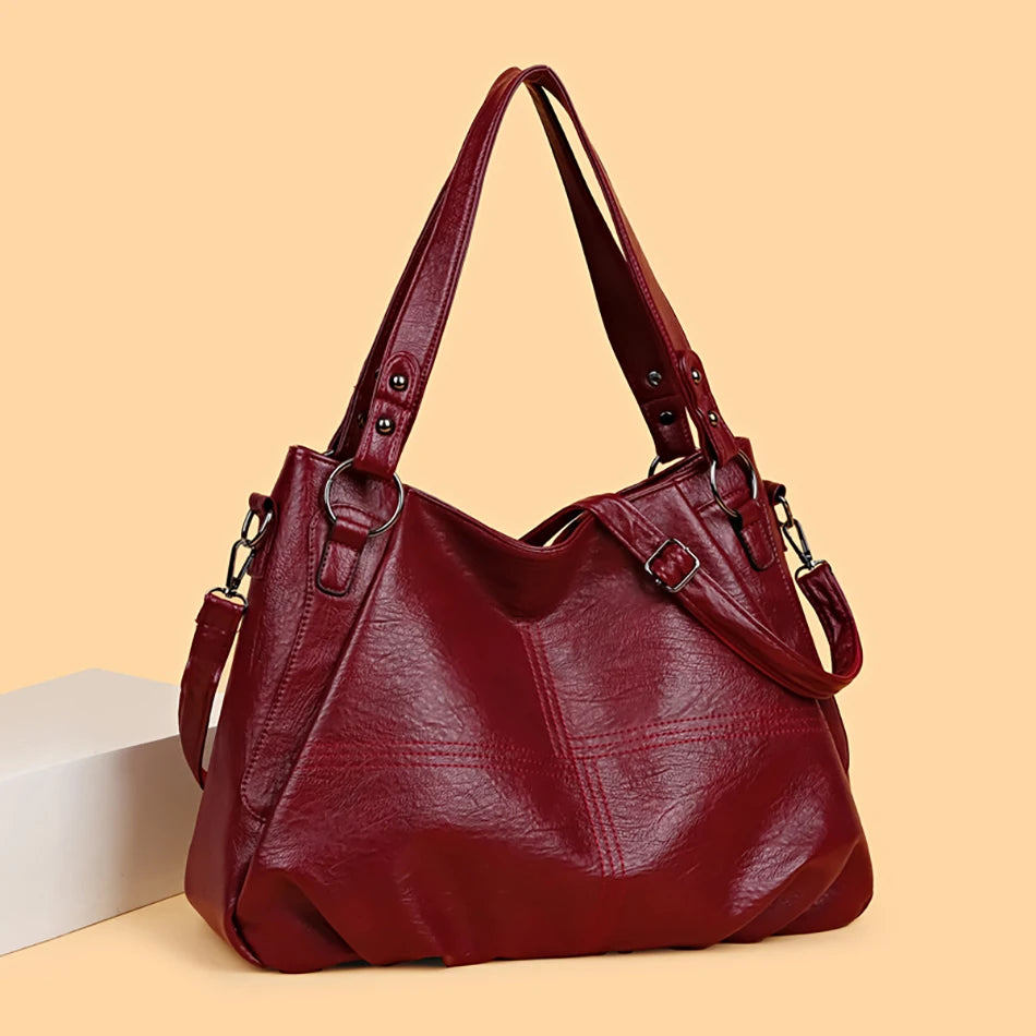 Fashionable Simple Handbag Famous Luxury Designer Women Tote Bag High Quality Soft Leather Large Capacity Women's Shoulder Bags