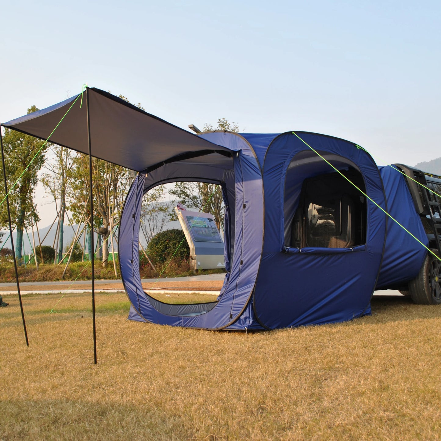Car Rear Automatic Tent, Car Tailgate Tent,Pop Up Car Rear Tent, SUV Tents Car Tents for Campers Multipurpose Truck Tent