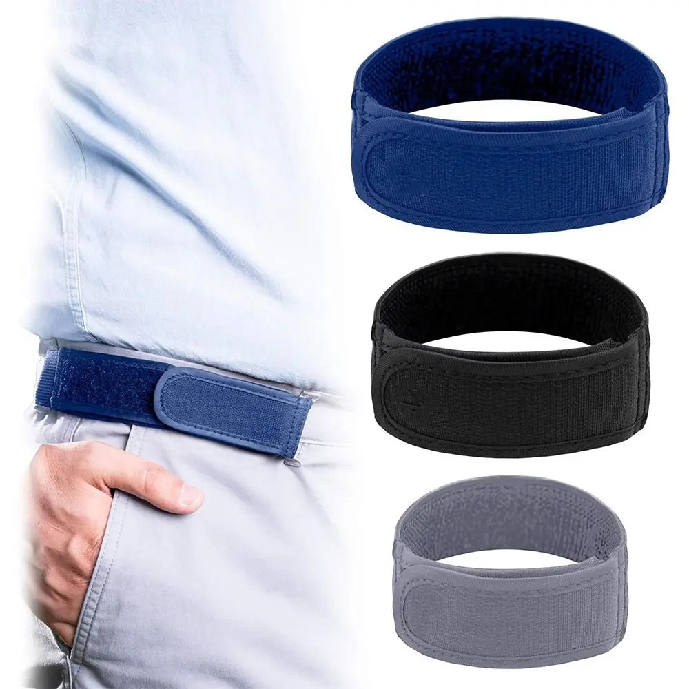 Ultra-soft Buckle Free Waist Belts Nylon No Buckle Elastic Belts Comfortable Belt Loop Buckle-Free Belt Apparel Accessories