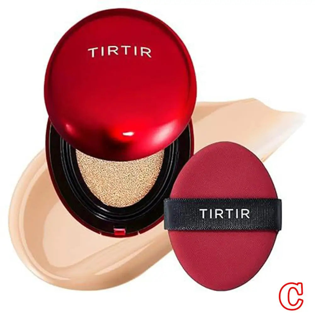 NEW For TIRTIR Mask Fit Red Cushion Foundation Long-Lasting Lightweight Buildable Coverage Finish Korean Cushion Foundation Care