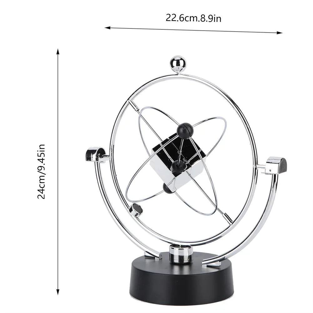 Newton Pendulum Ball Balance Ball Rotating Perpetual Motion Physical Science Pendulum Toy Physics Tumbler Craft Home Decoration