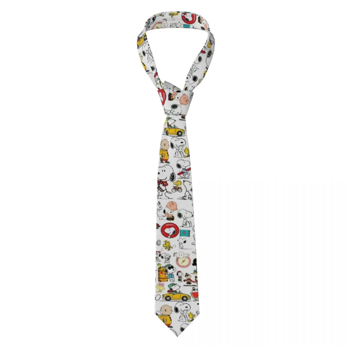 Personalized Fashion S-Snoopys Neckties Men Silk Cartoon Office Neck Tie
