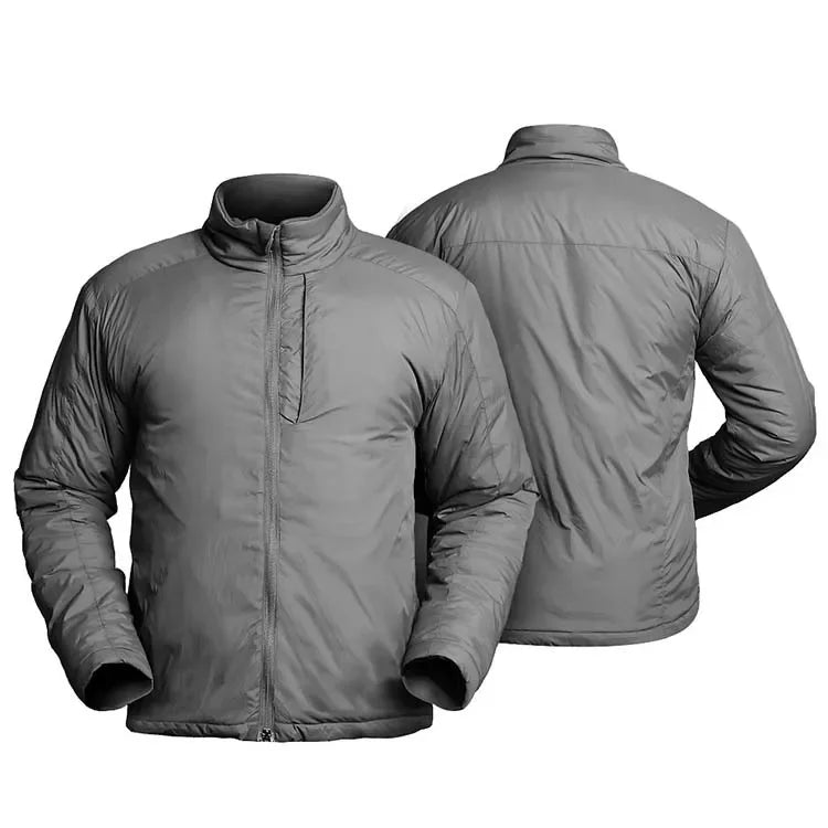 Winter Jackets Men Parkas Warm Lightweight Portable Outerwear Tactics Jacket Heat Reflective Windproof Hiking Coat Windbreaker