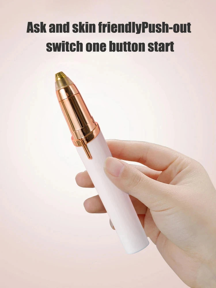 Electric Eyebrow Trimmer Electric Face Eyebrow Hair Trimmer Mini Portable Women Body Shaver Remover Blade Eye Rechargeable