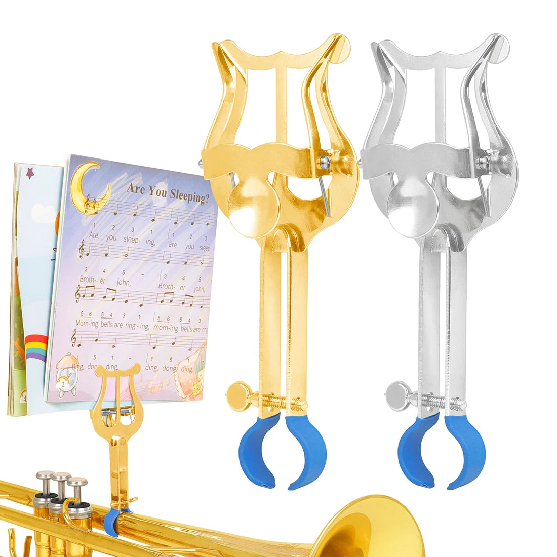 Music Stand Clarinet /Trumpet /Flute /Alto Saxophone  Portable Marching Sheet Music Stands Musical Instruments Accessories