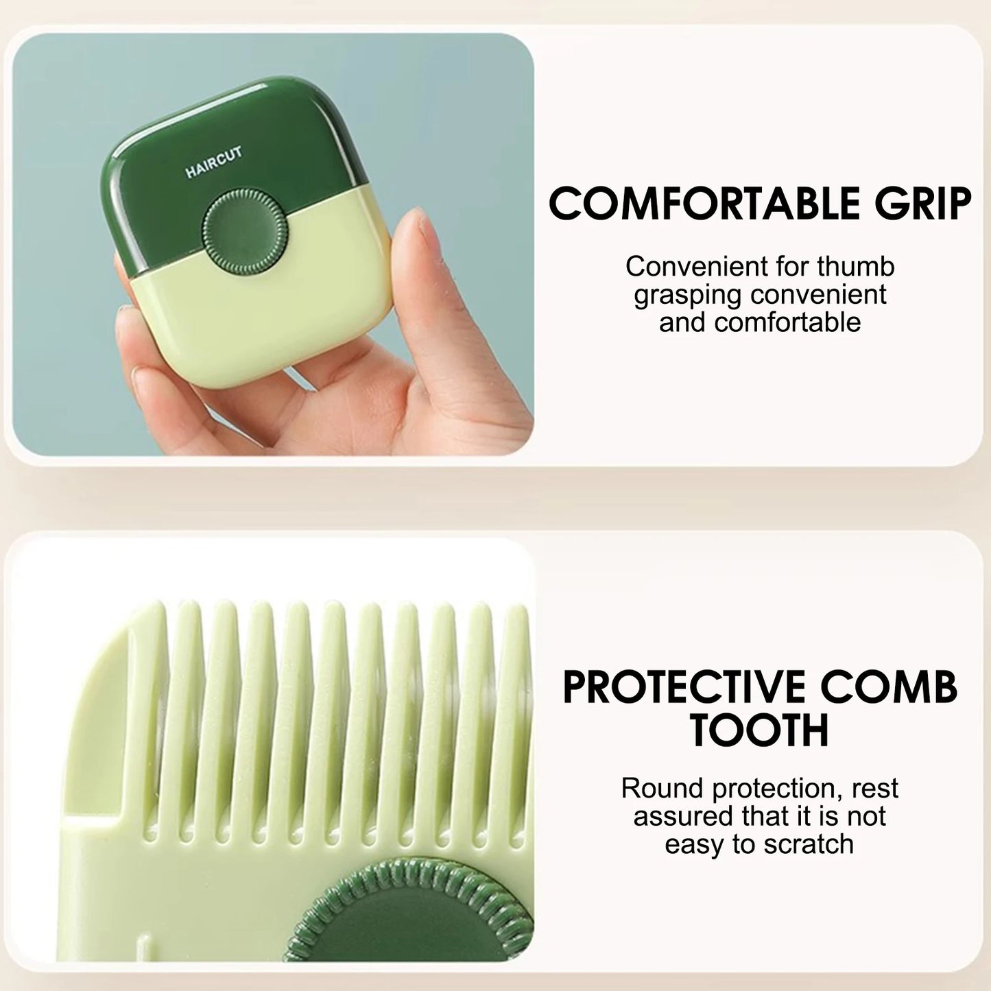 Hair Cutting Trimmer Combs 2 In 1 Double Sided Manual Bangs cutter shaving Remover Thinning Beauty Hair Cut styling Accessorie