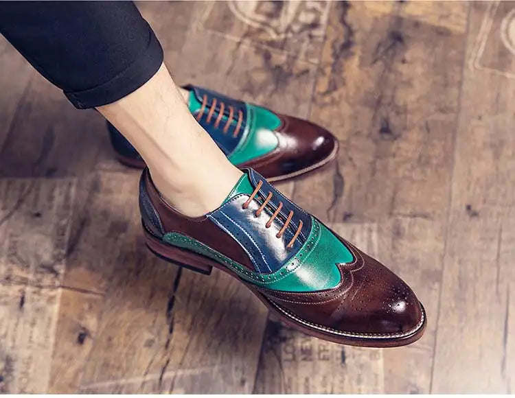 High Quality Business Formal Leather Shoes Mens Casual Dress Shoes Classic Italian Formal Oxford Elegant Shoes Men Office Shoes