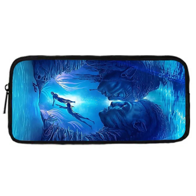 Science Fiction Movie Child School Backpack with Lunch Bags ,Pencil Bags ,School Bags for Boys Girls A-AvatarS Best Gift